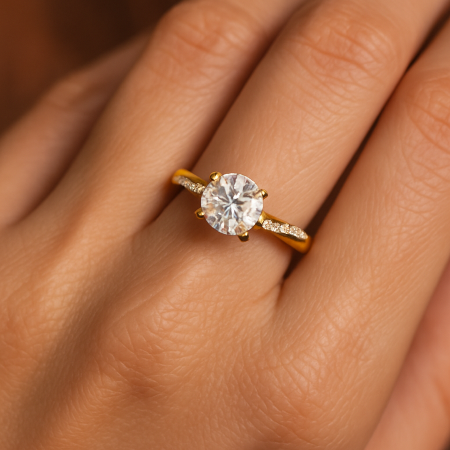 COVEWOOD | Gold Crystal Ring