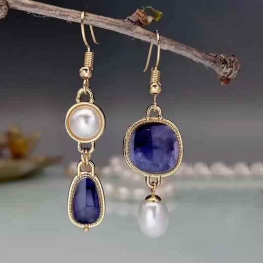 REFRAIN | Blue Elegant Earrings