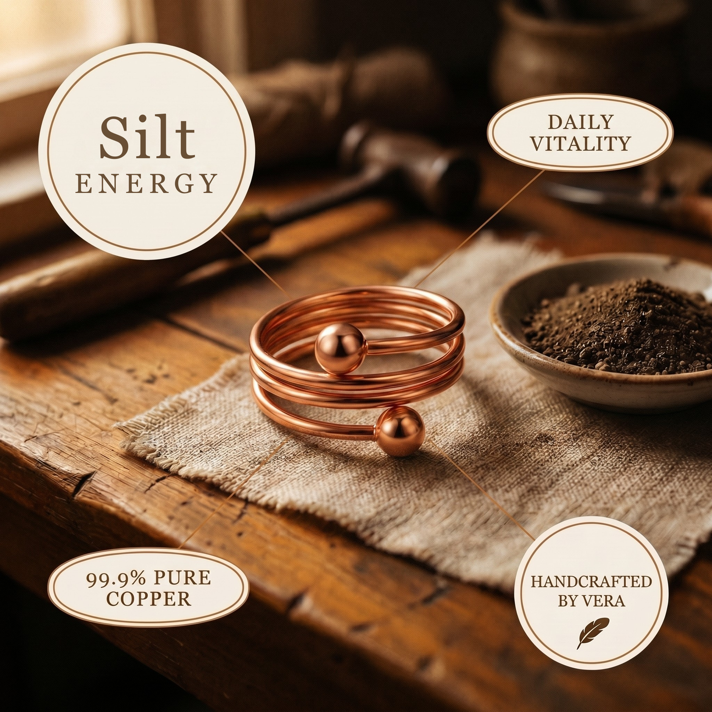 SILT | Continuous Coil Copper Ring