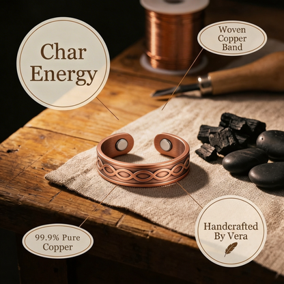 CHAR | Woven Copper Ring