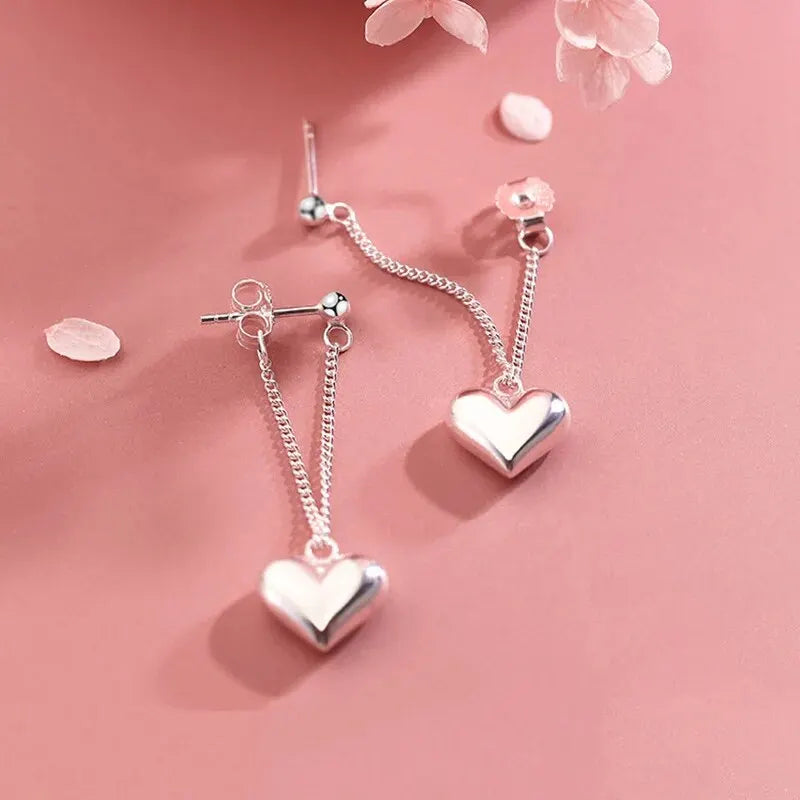 ANTIQUA | Geometric Heart Earrings