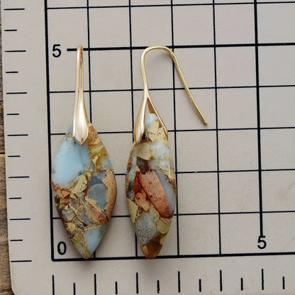 AURORA | Natural Stone Drop Earrings