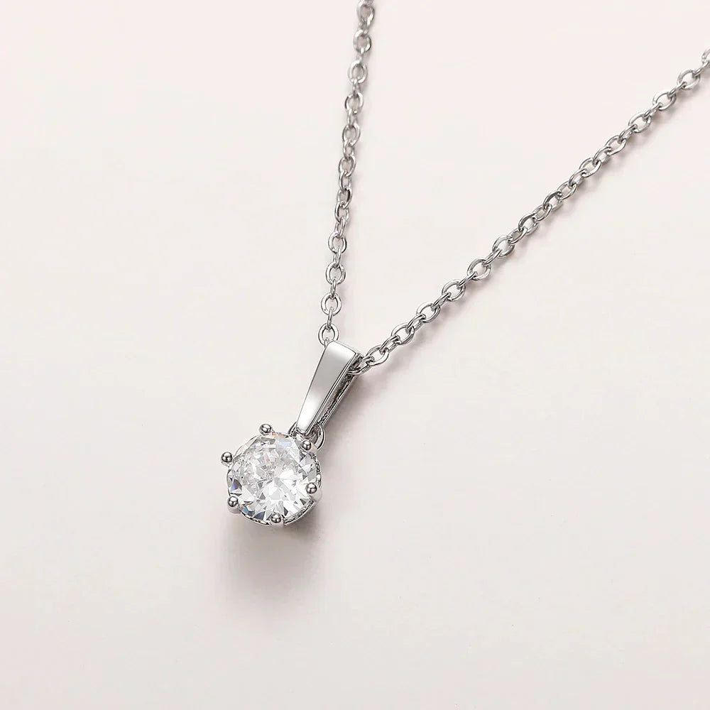 ICON | Classic Zirconia Pendant Necklace