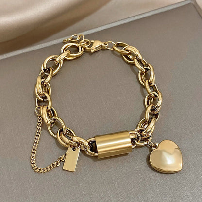 EMBERGLOW | Gold Heart Bracelet