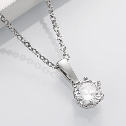 ICON | Classic Zirconia Pendant Necklace