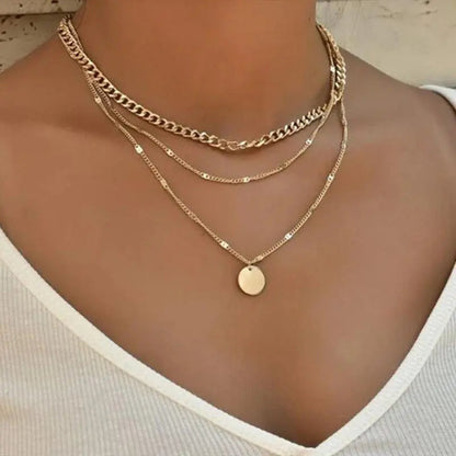 ELEGANTE | Gold Silver Plated Necklace