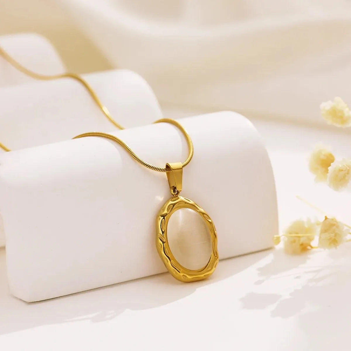 IRONWOOD | Gold Opal Necklace