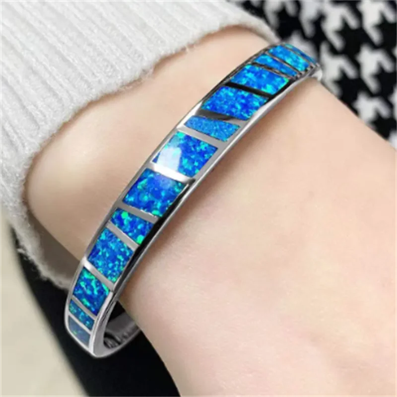 SONATA | Silver Opal Bracelet