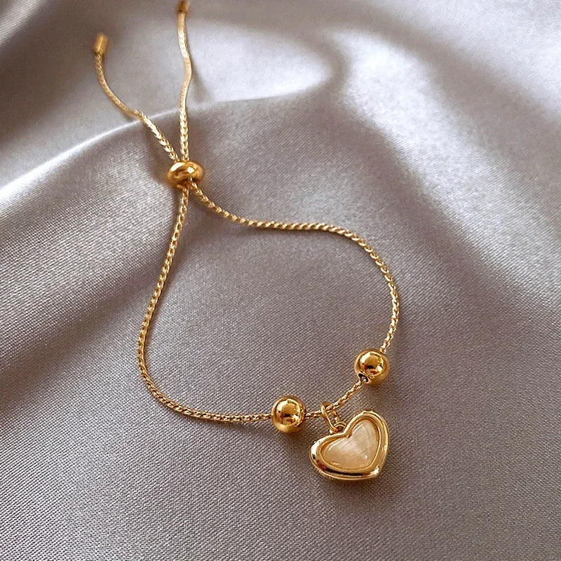 LUSTERA | Gold Opal Bracelet