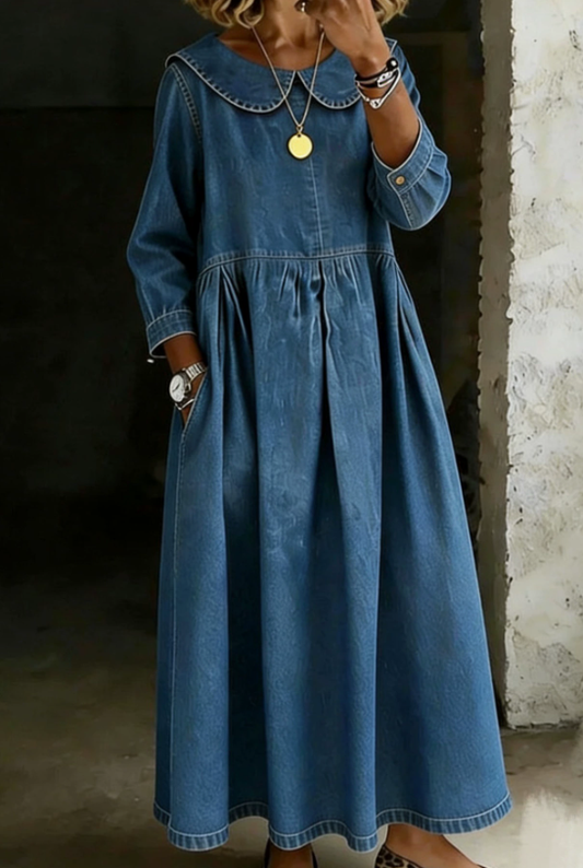 WILLOW | Denim Maxi Dress