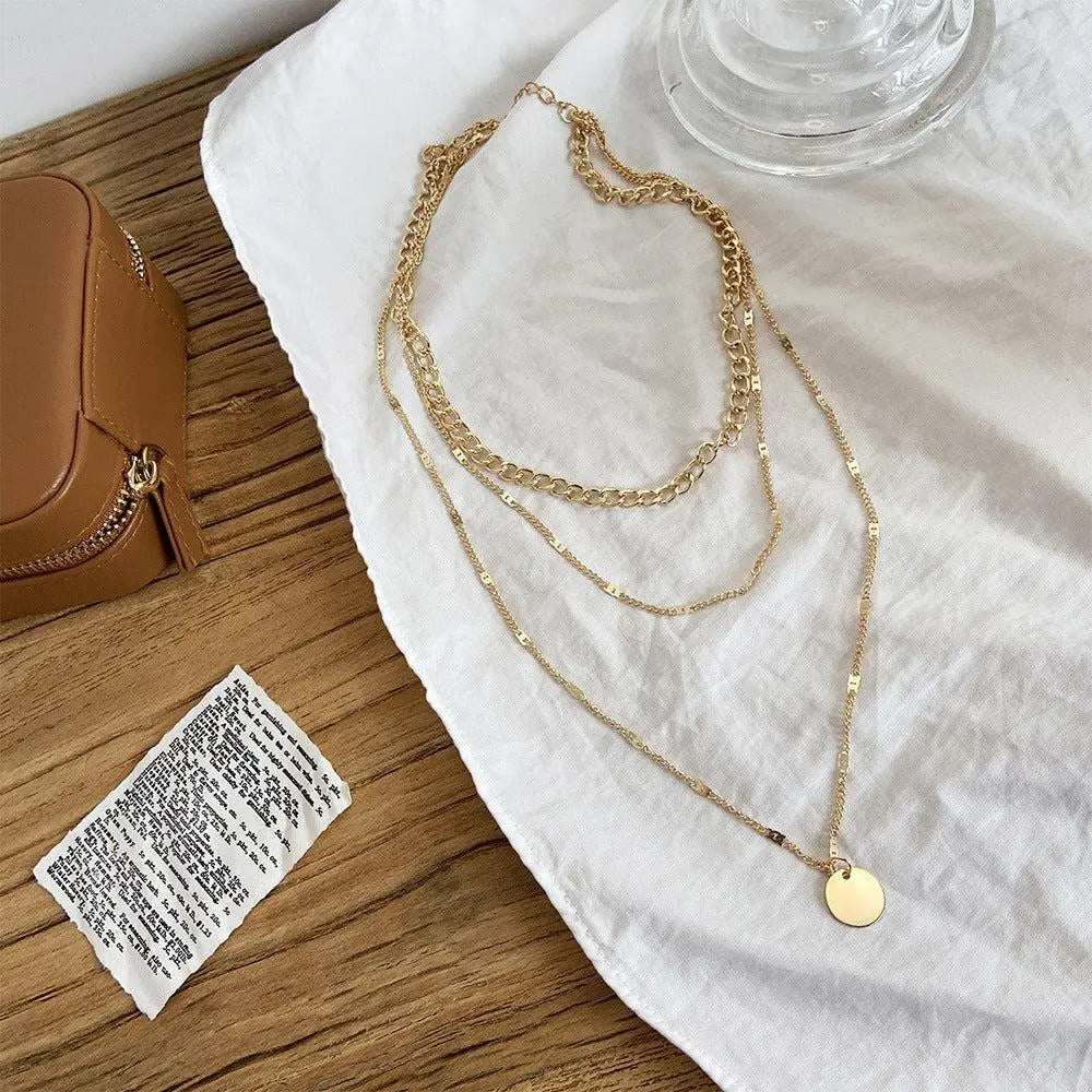 ELEGANTE | Gold Silver Plated Necklace