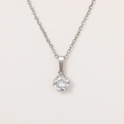 ICON | Classic Zirconia Pendant Necklace