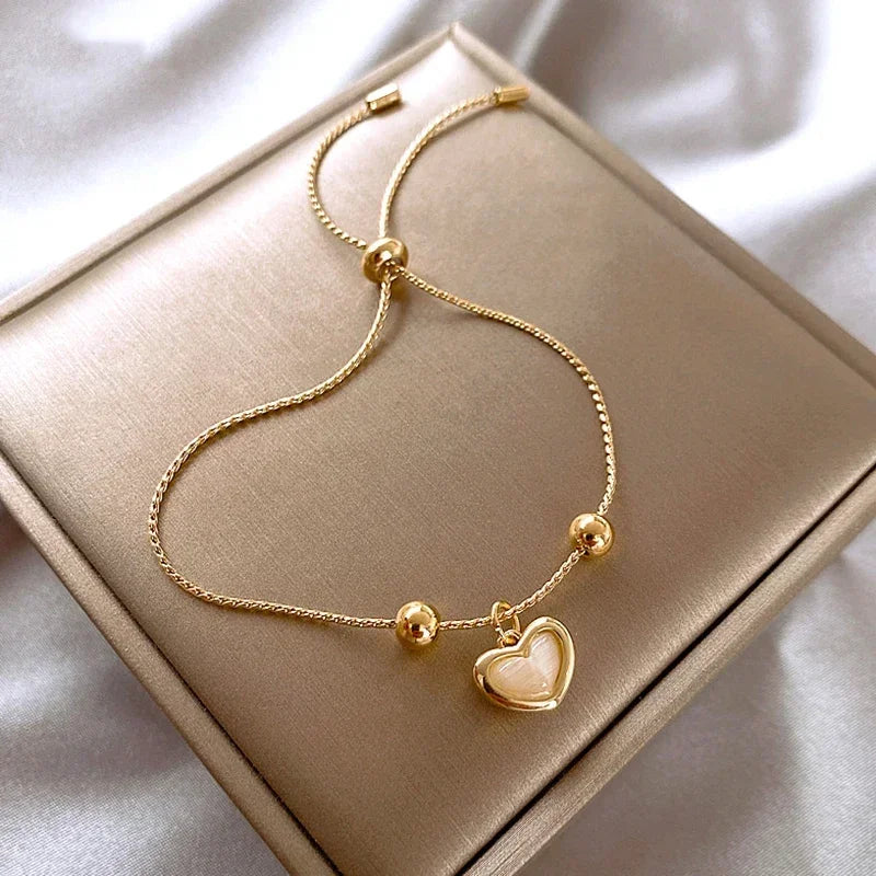 LUSTERA | Gold Opal Bracelet