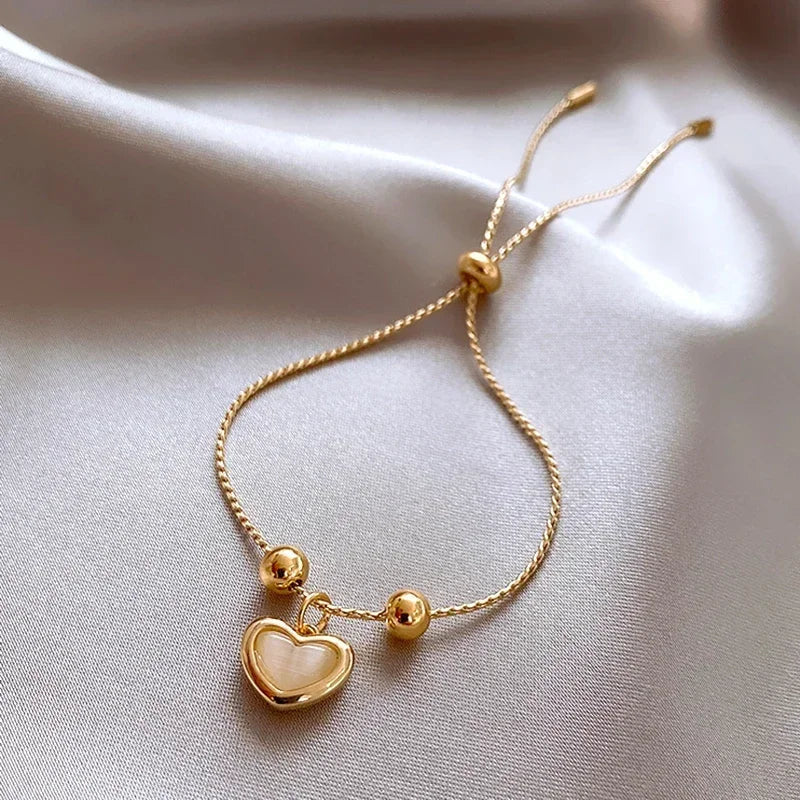 LUSTERA | Gold Opal Bracelet