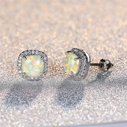 FLAMESTONE | Silver Elegant Earrings