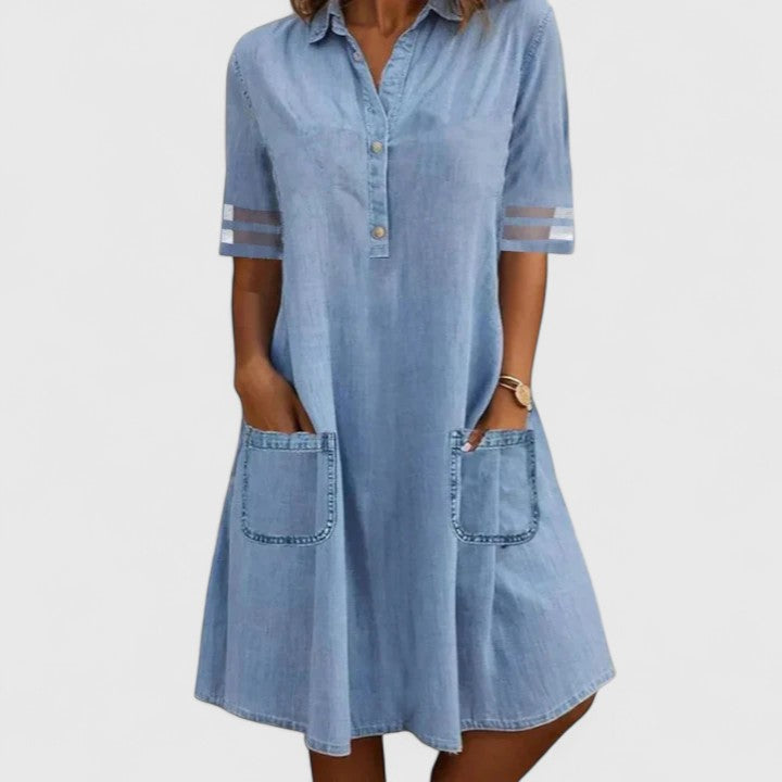 WACO | Denim Shirt Dress