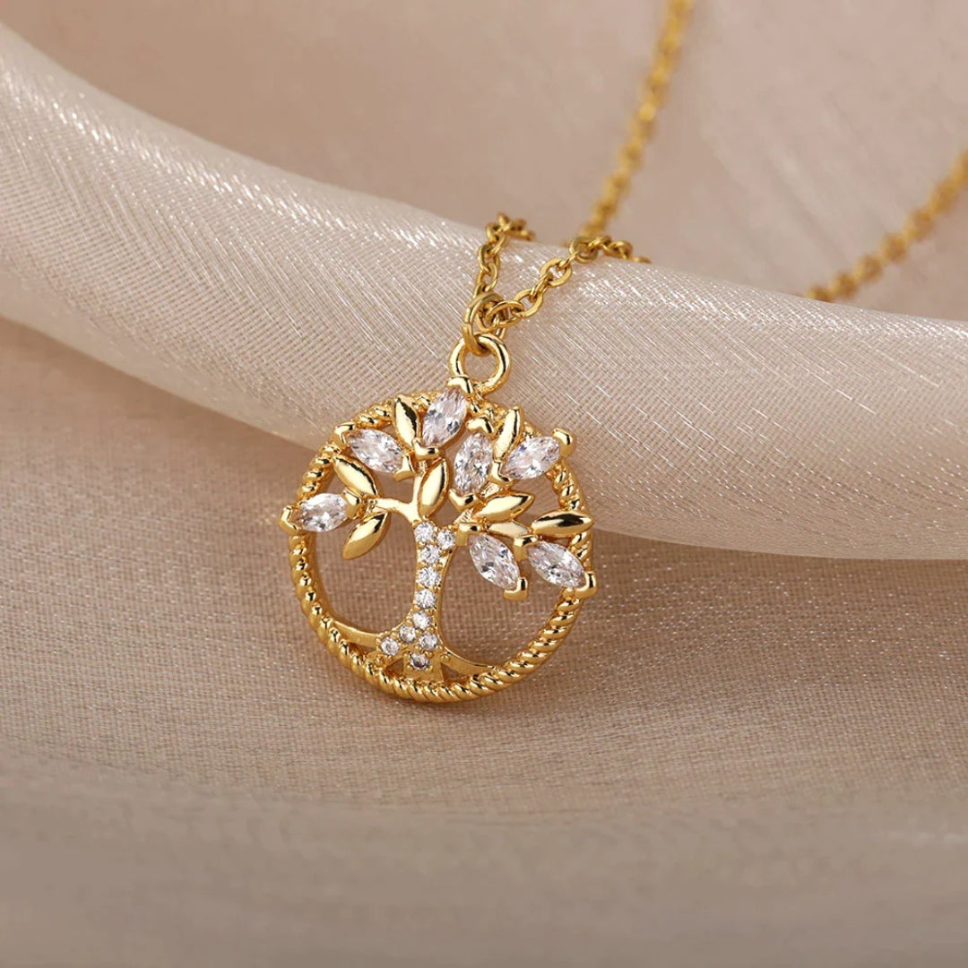 EMBERLYN | Gold Tree of Life Necklace