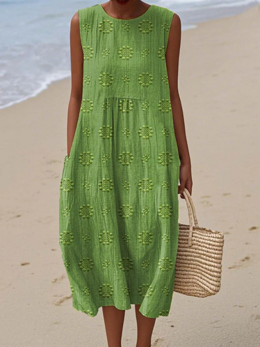 CLOVER | Sleeveless Maxi Dress
