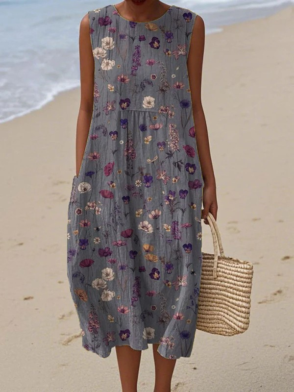 PANSY | Sleeveless Maxi Dress