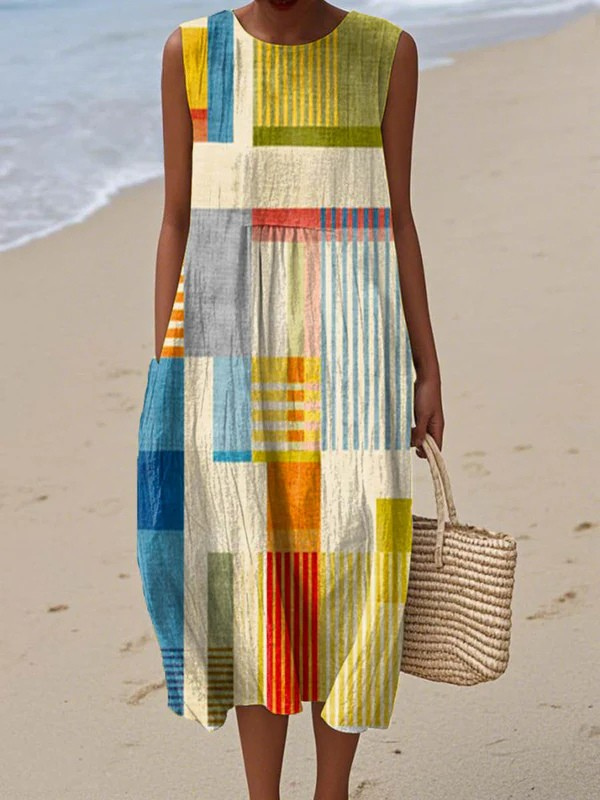BAUHAUS | Sleeveless Midi Dress
