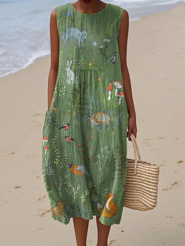 WOODLAND | Sleeveless Maxi Dress