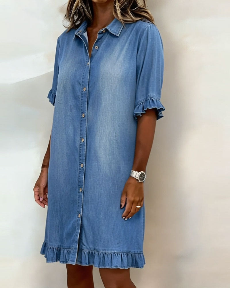 AUSTIN | Denim Shirt Dress