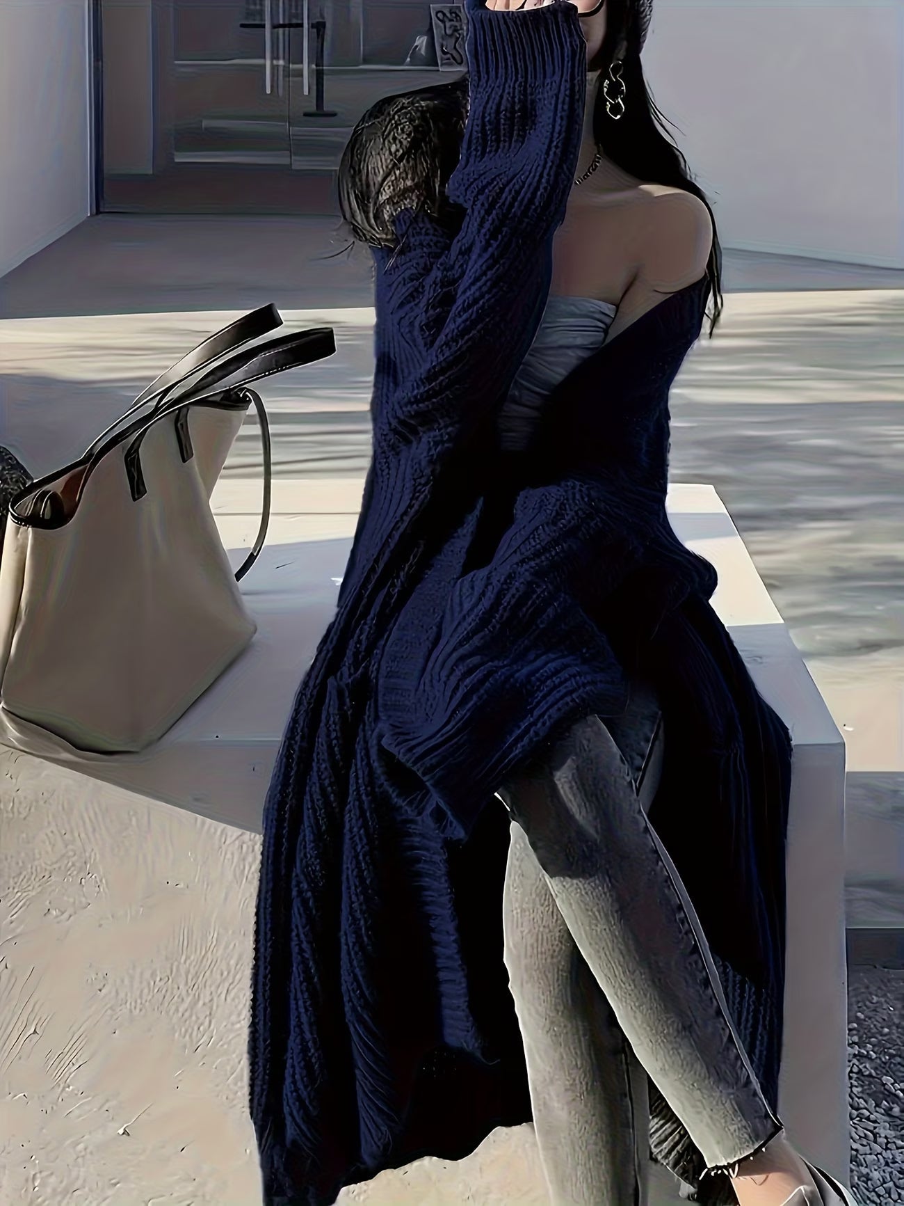 Oslo Longline-Cardigan