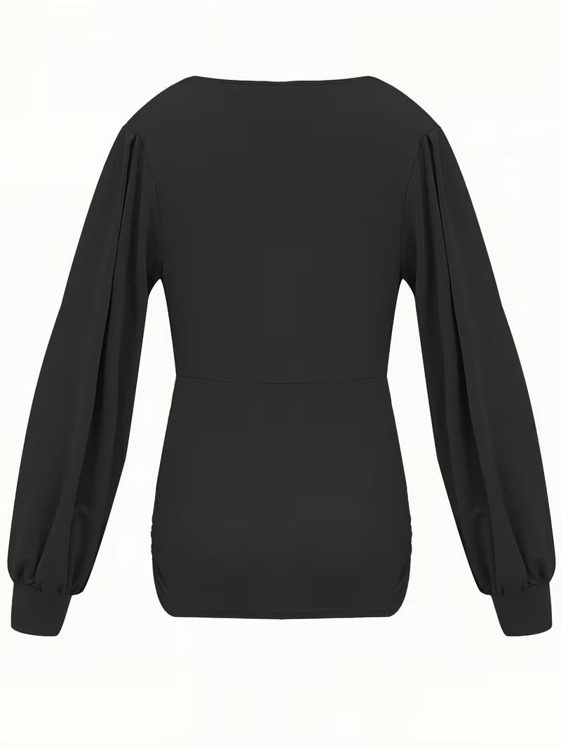 Aria pliszírozott blúz