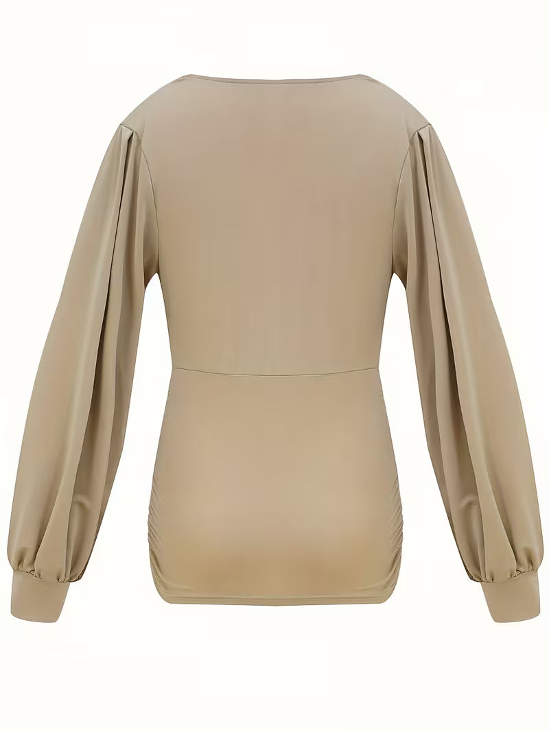 Aria pliszírozott blúz