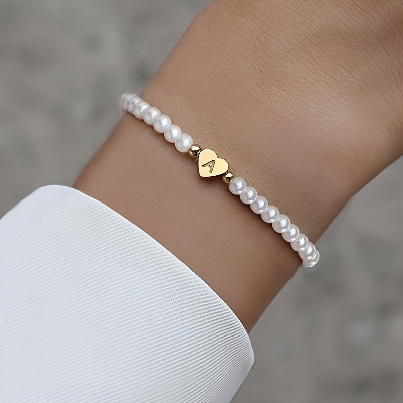 SWEETHEART | Initial Heart Bracelet