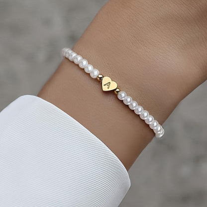 SWEETHEART | Initial Heart Bracelet
