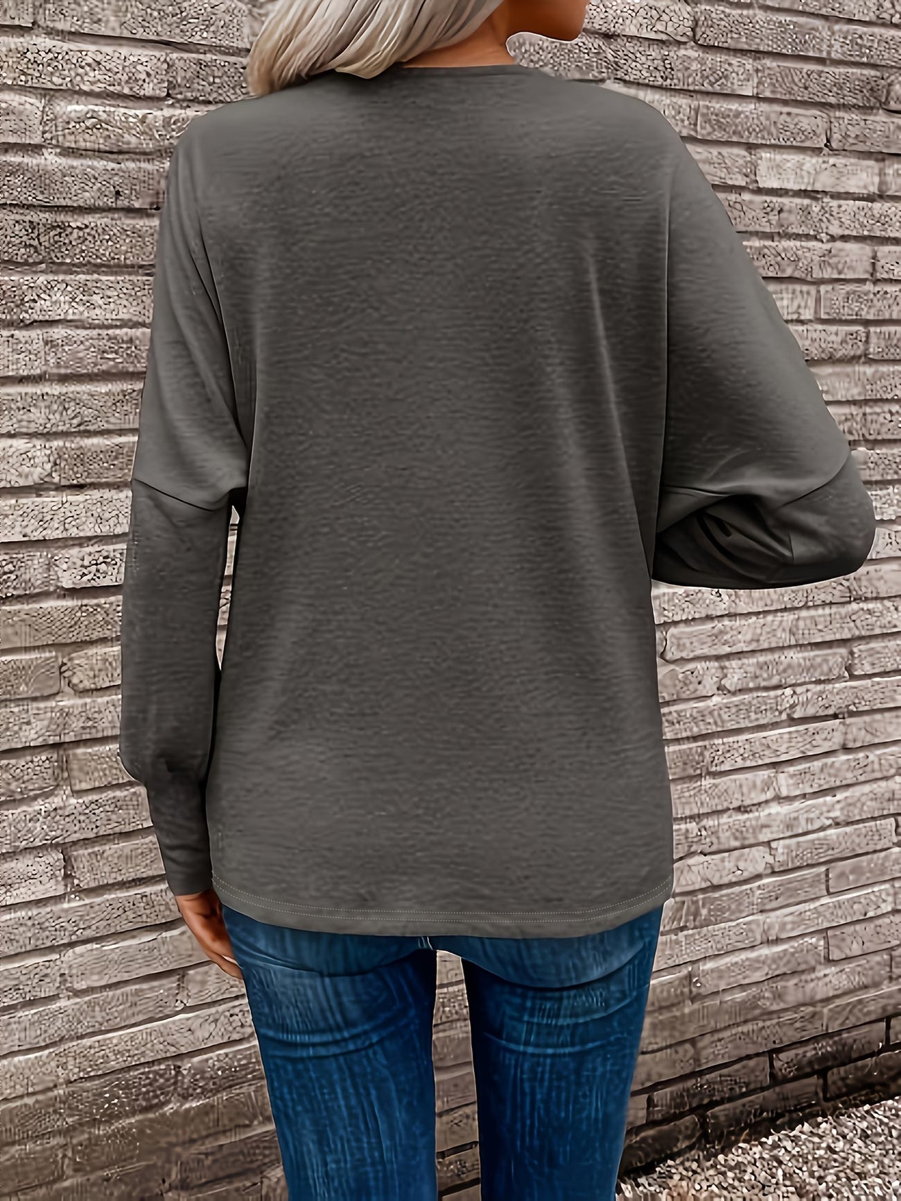 Verona vízesésnyakú kötött felső