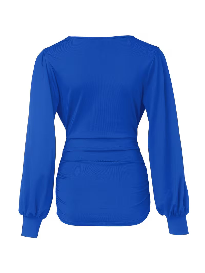 Aria pliszírozott blúz