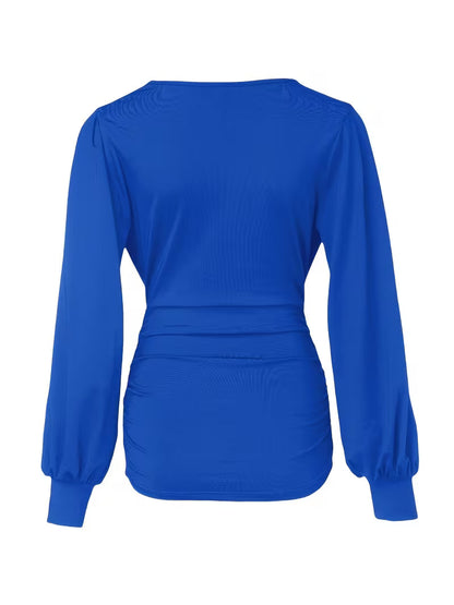 Aria pliszírozott blúz