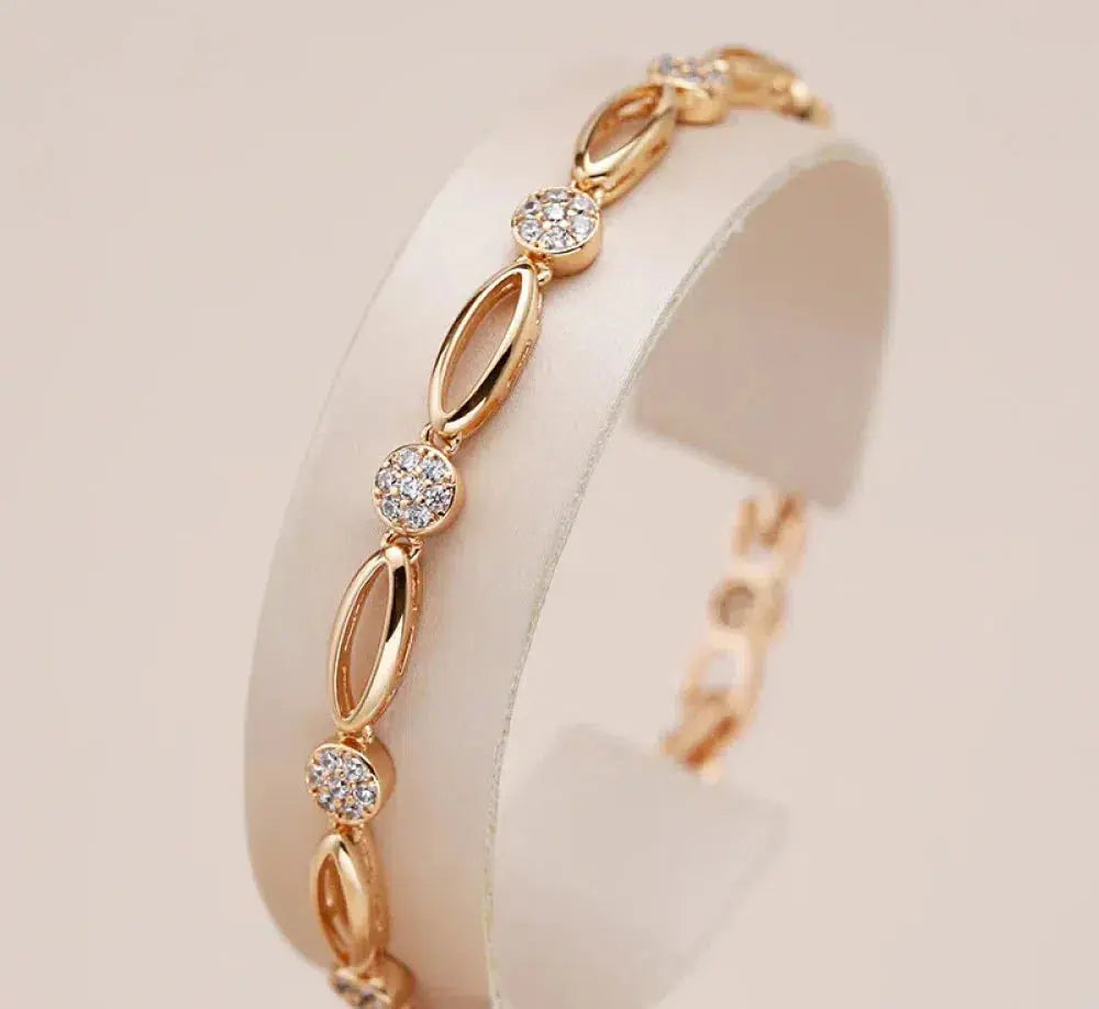 PEONY | Gold Zirconia Bracelet