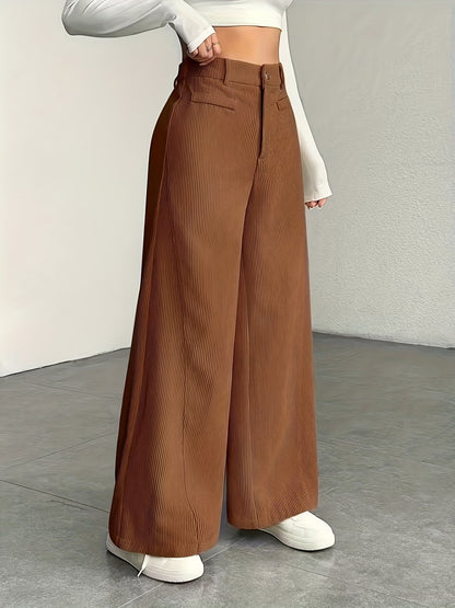 Oxford széles szárú nadrág