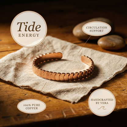 TIDE | Overlapping Scale Copper Bracelet