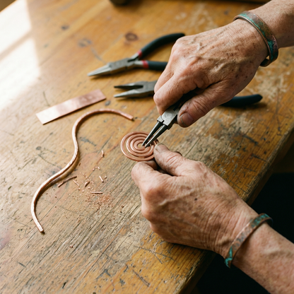 COIL | Spiral Copper Anklet