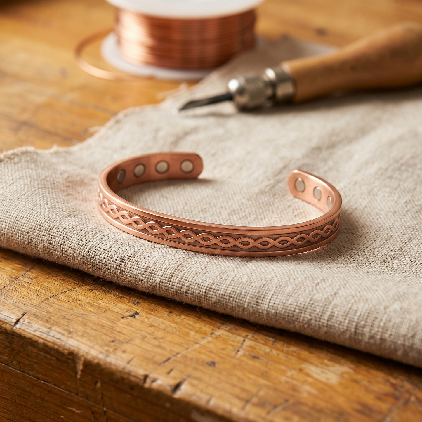 CURRENT | Infinity Magnetic Copper Bracelet