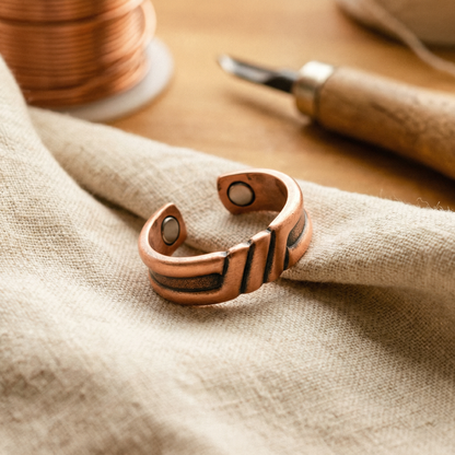 PEAT | Diagonal Groove Magnetic Copper Ring