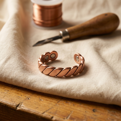 KNAP | Twisted Copper Ring