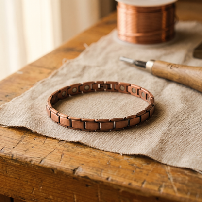SHORE | Hand-Formed Copper Link Anklet
