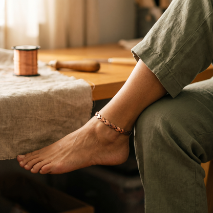 MARSH | Linked Magnetic Copper Anklet