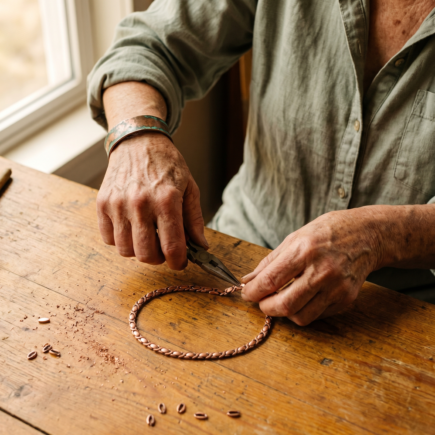 CEDAR | X-Link Copper Necklace