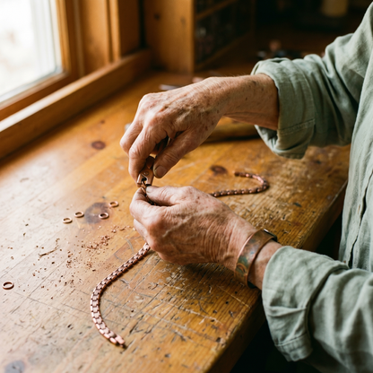 HAZE | Mesh-Link Copper Necklace