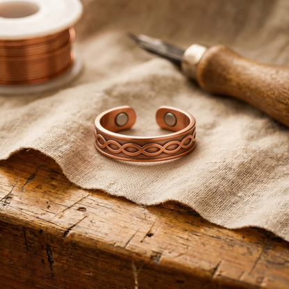 CHAR | Woven Copper Ring
