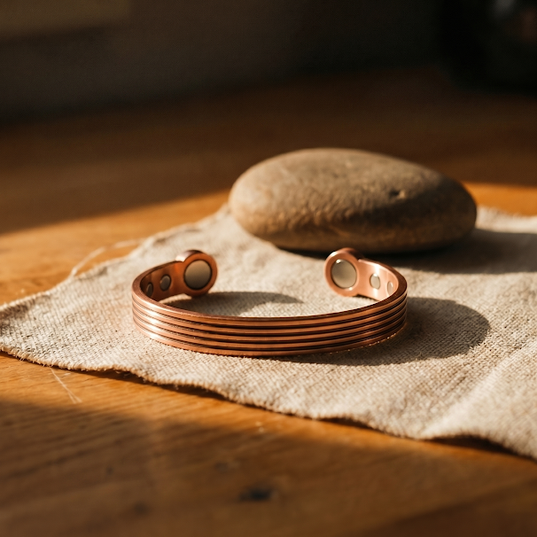 RIDGE | Ridged Copper Cuff