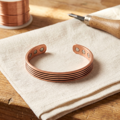 SAGE | Five-Line Copper Bracelet