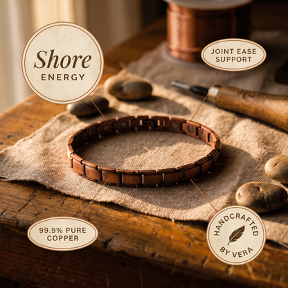 SHORE | Hand-Formed Copper Link Anklet
