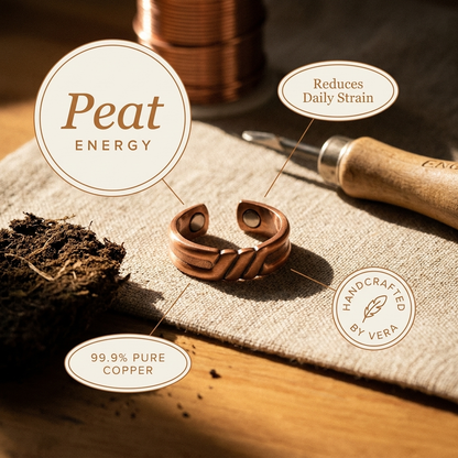 PEAT | Diagonal Groove Magnetic Copper Ring